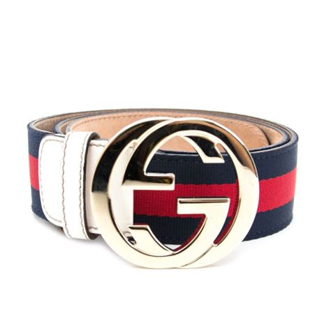 gucci red gold blue pattern|blue and red gucci belt.